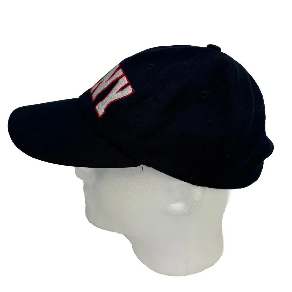 Vintage FDNY Blue Strapback Hat USA Made 90s Used Condition Dad Street Wear Cap
